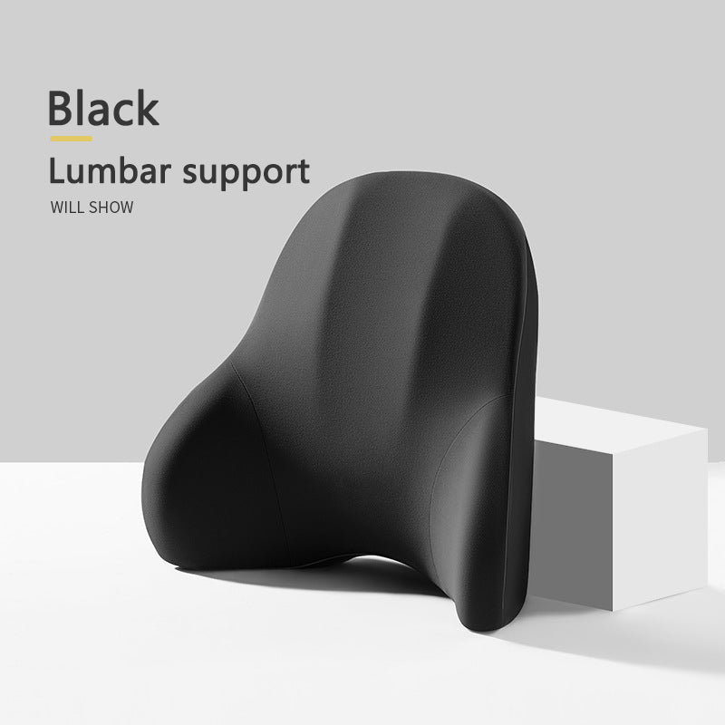 Car Seat Headrest And Lumbar Support - Lumbar Support / Black - CarPlay Smart Box Store